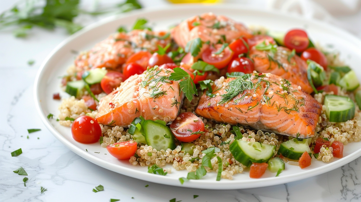 Salmon & Quinoa Salad